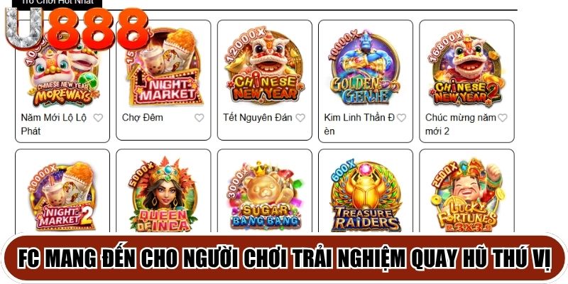 FC mang đến cho người chơi trải nghiệm quay hũ thú vị